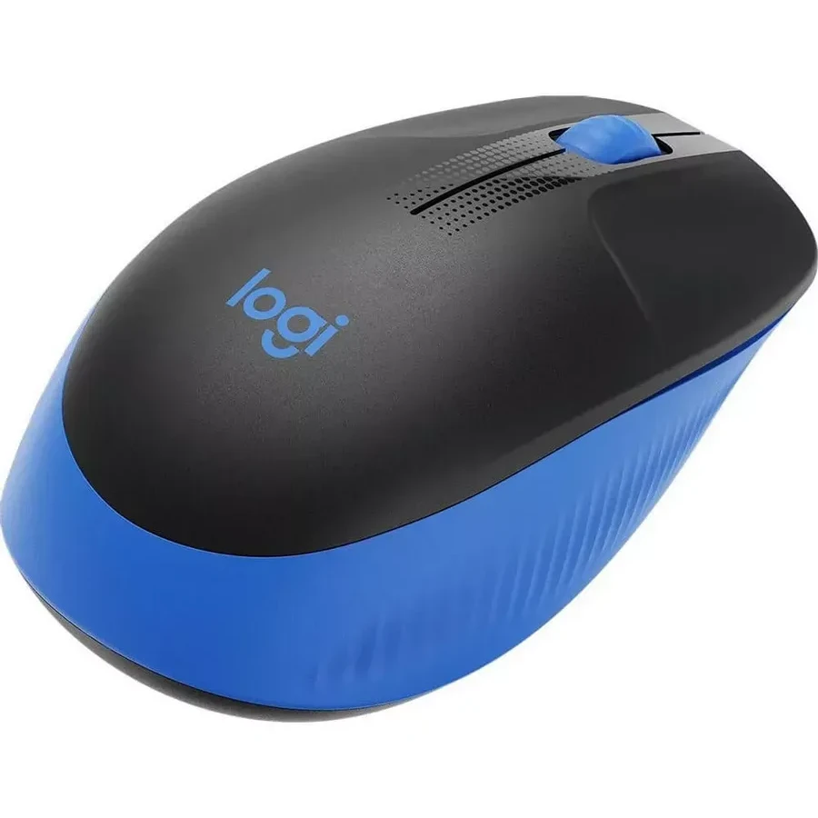 Мышь Logitech M190, беспроводная, синяя, полноразмерная — 5