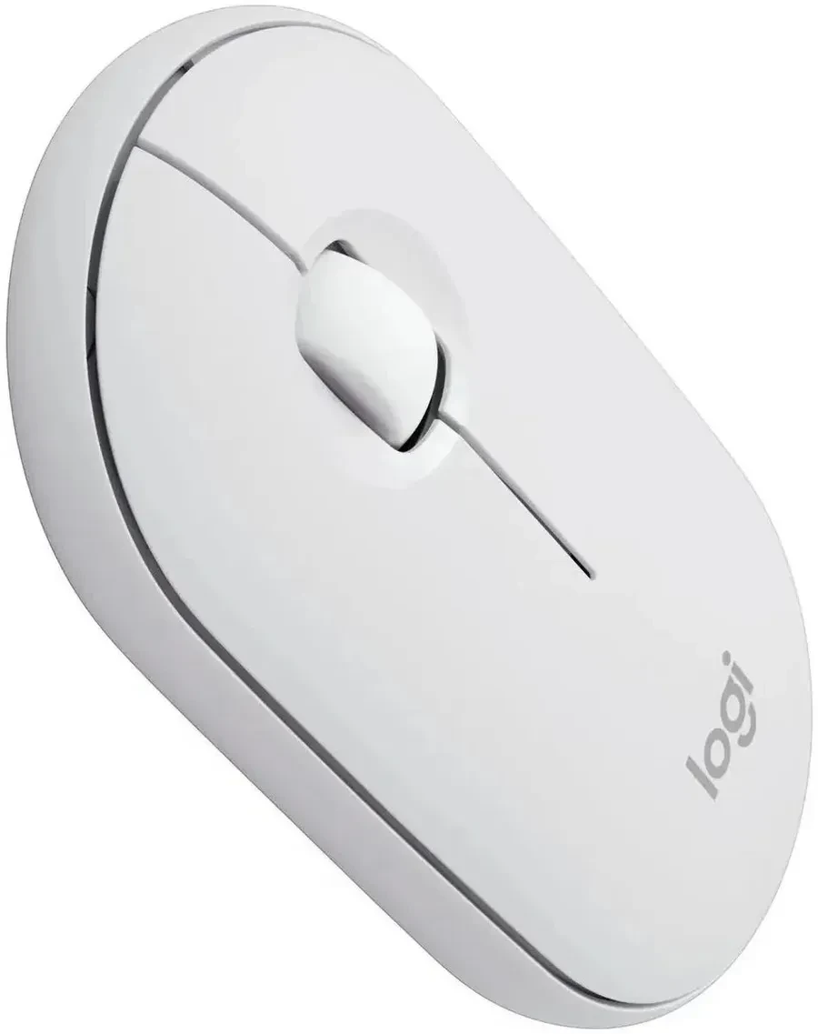 Мышь Logitech Pebble 2 M350s, беспроводная, белая