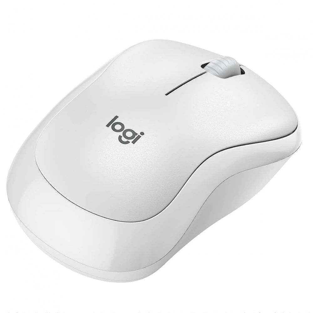 Мышь Logitech M240 Silent, Bluetooth, белая, 4000dpi — 4
