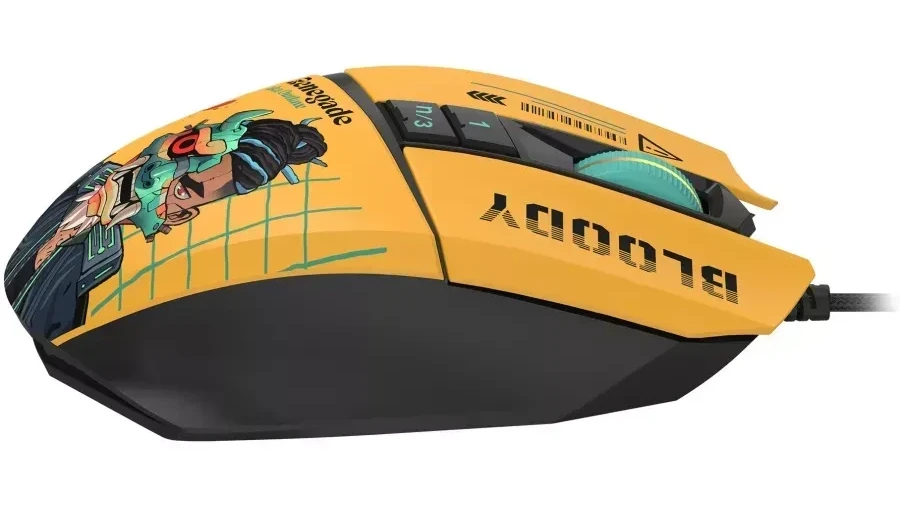 Игровая мышь Bloody W63Max Renegade Yellow Sunset