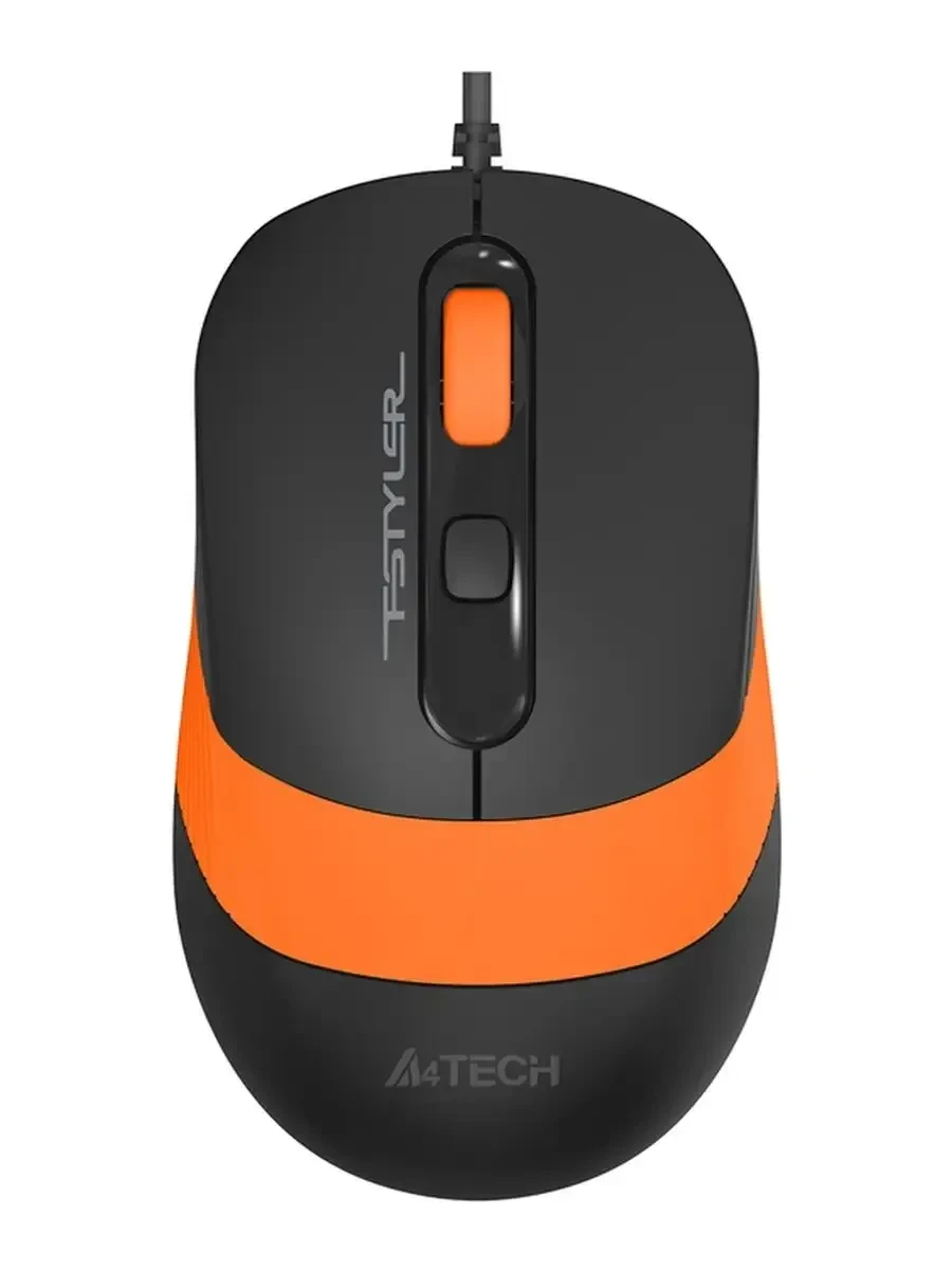 Мышь A4tech Fstyler FM10, USB, оранжевая — 5