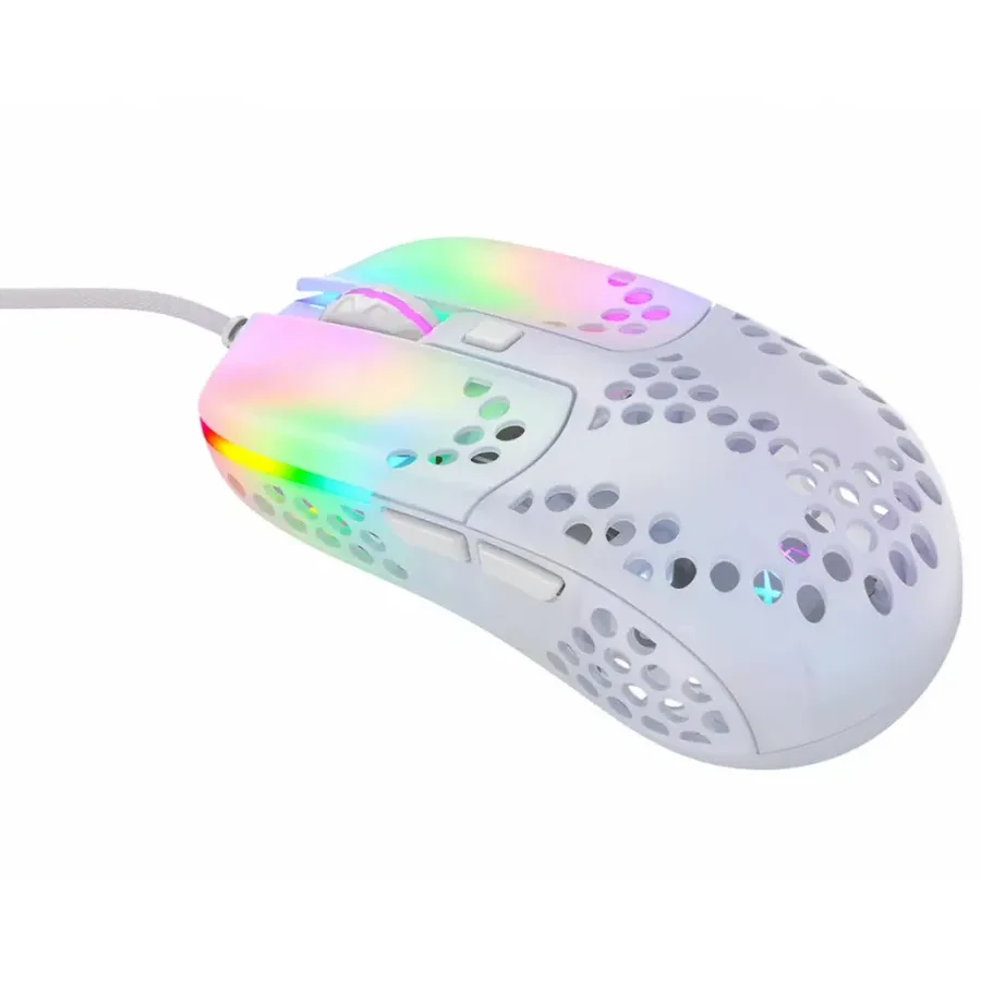 Игровая мышь XTRFY MZ1 RGB, оптическая, 16000dpi, легкая, белая