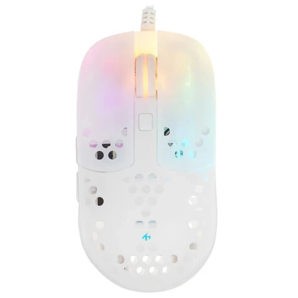 Игровая мышь XTRFY MZ1 RGB, оптическая, 16000dpi, легкая, белая — 4