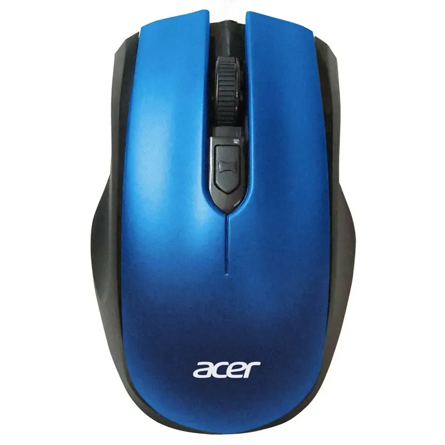 Мышь Acer OMR031, беспроводная, 1600dpi, чёрно-синяя