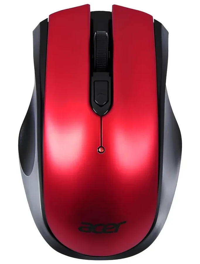 Мышь Acer OMR032, беспроводная, 1600dpi, чёрно-красная