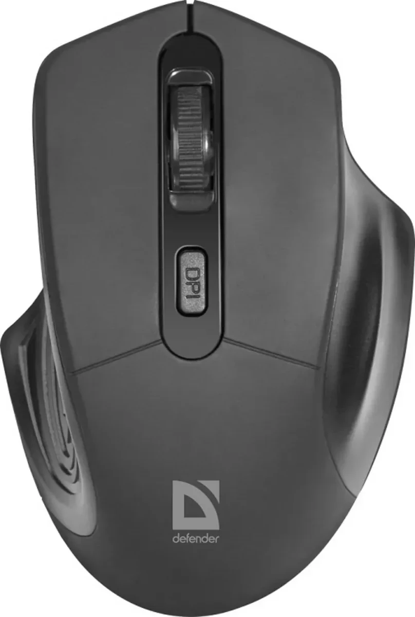 Мышь Defender Datum MB-345 Nano беспроводная Black — 2