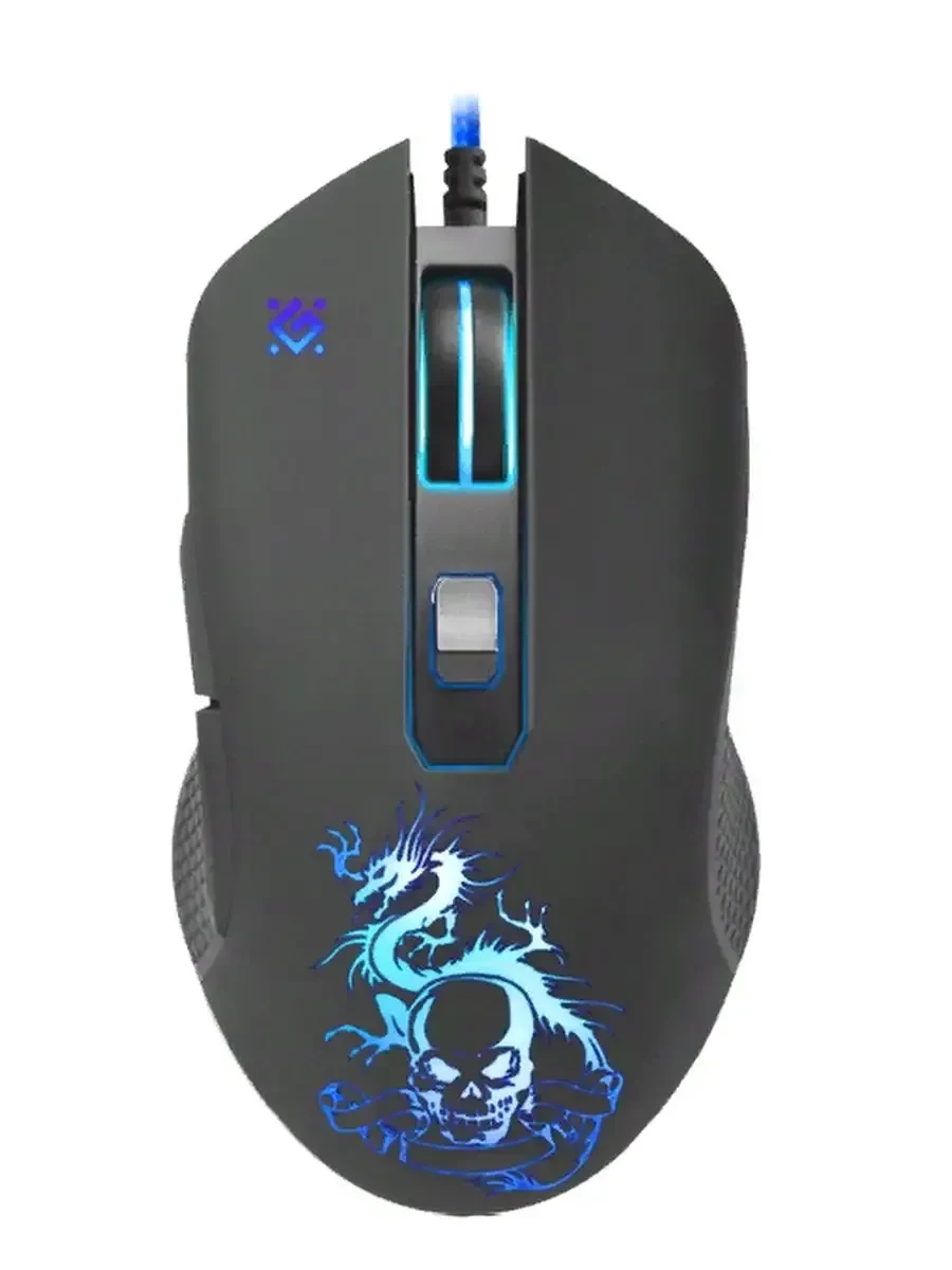 Мышь Defender Sky Dragon GM-090L, Black, Wired, Gaming, Optical, 3200dpi, Backlight, USB
