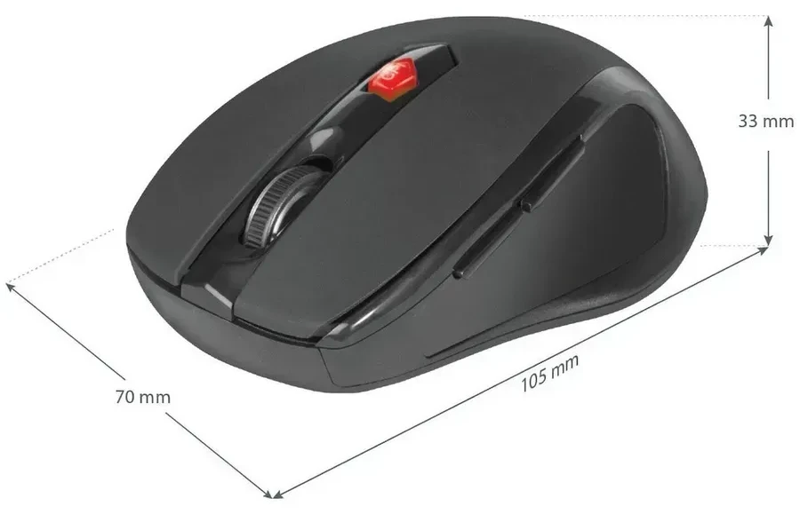 Мышь Defender Ultra MM-315 беспроводная Black — 4