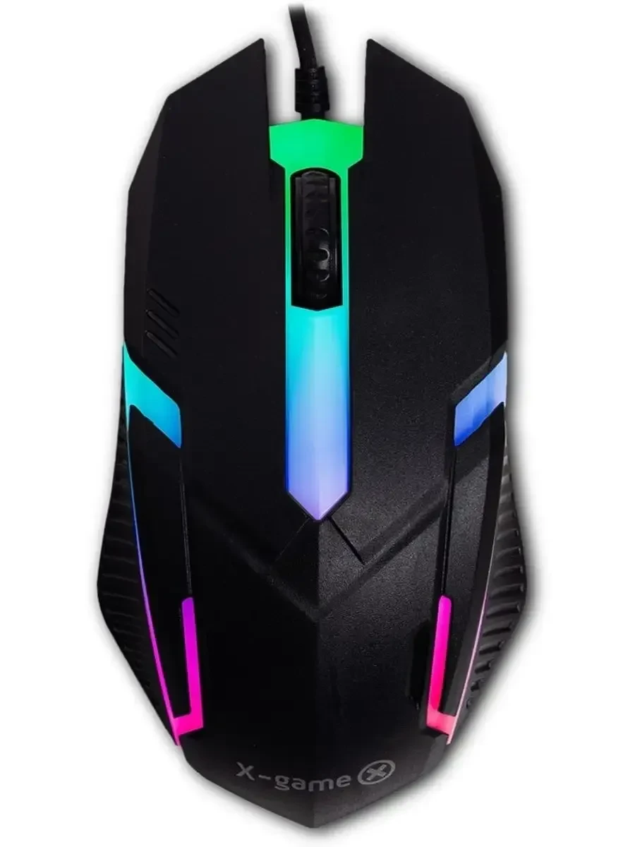 Мышь XG XM-770OUB, оптическая, 1000dpi, RGB, USB