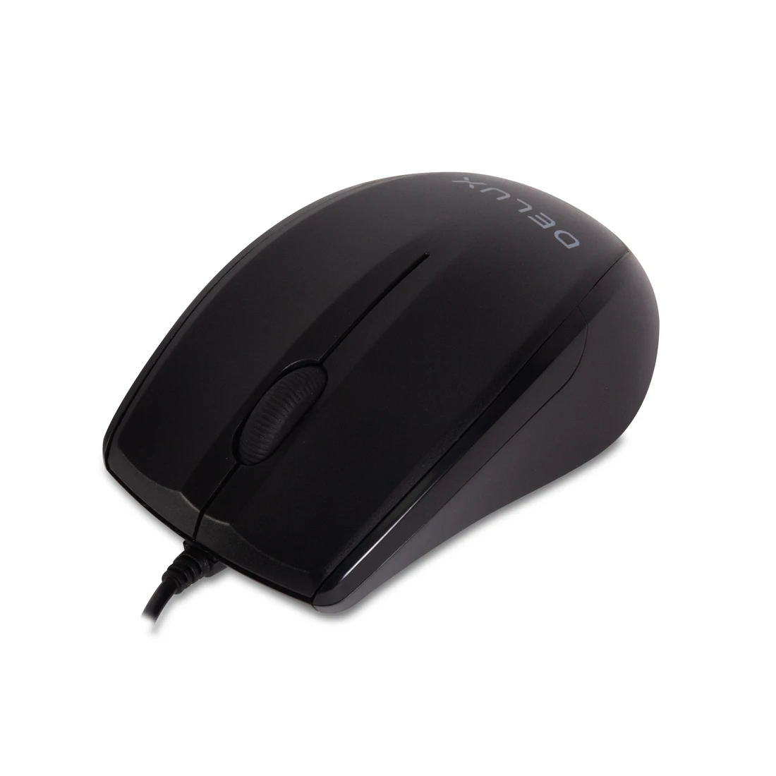Мышь Delux DLM-321OUB, оптическая, 1000dpi, USB, чёрная — 2