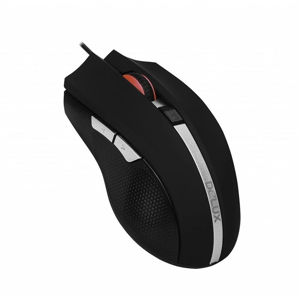 Мышь Delux DLM-516OUB 5D вертикальная, 800-2400dpi, USB — 2