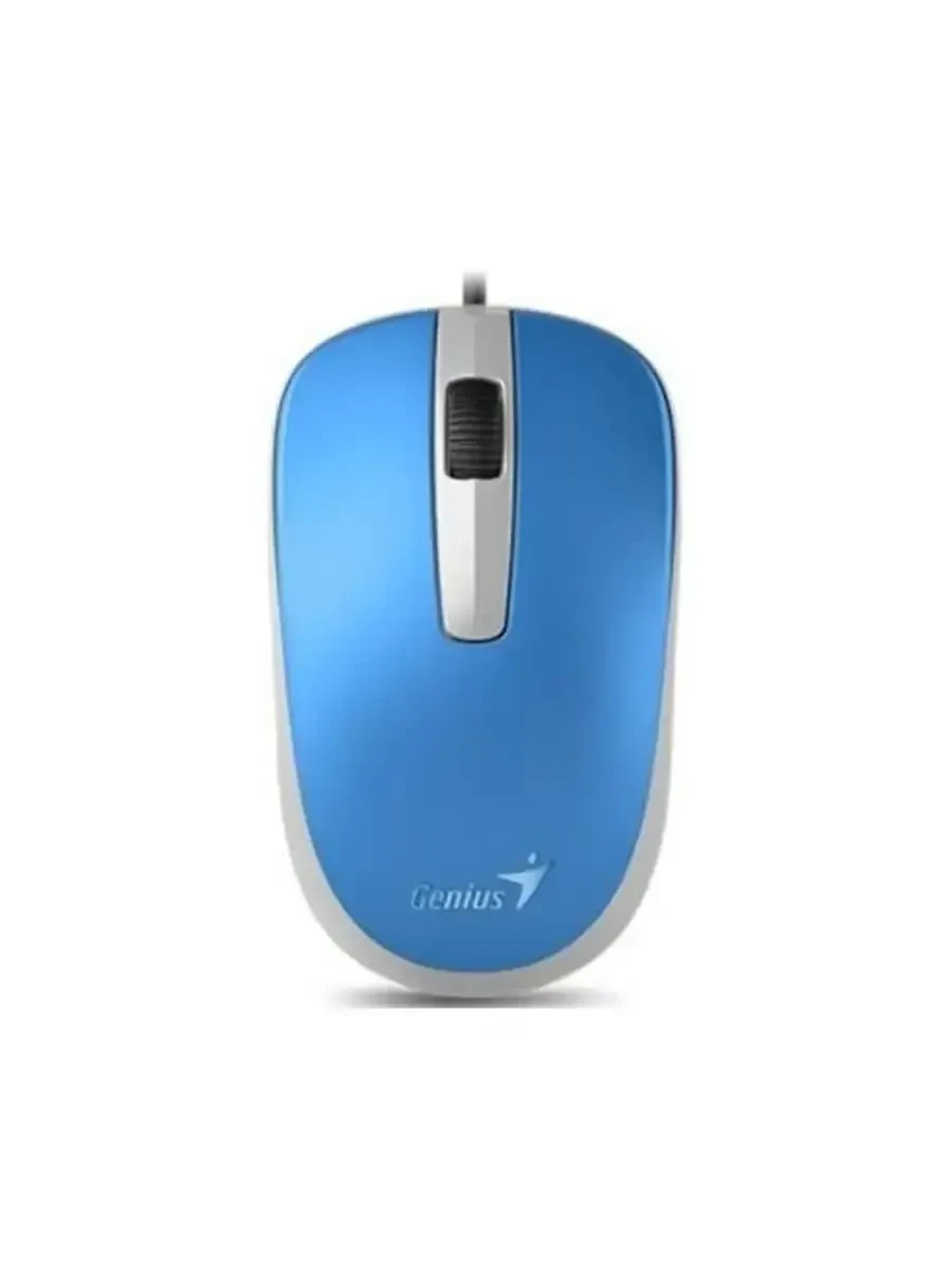 Мышь Genius DX-120, оптическая, 1000dpi, USB, голубая — 2