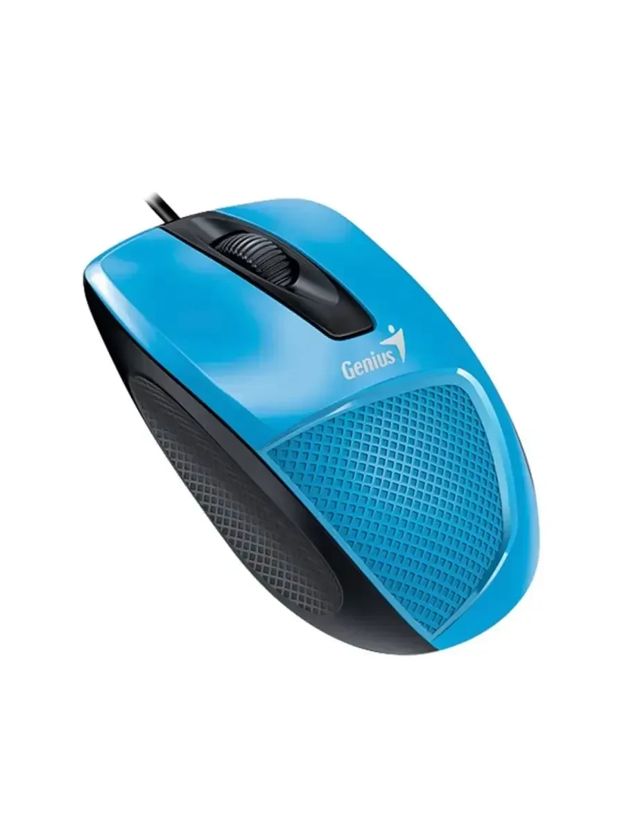 Мышь Genius DX-150X, оптическая, 1000dpi, USB, голубая
