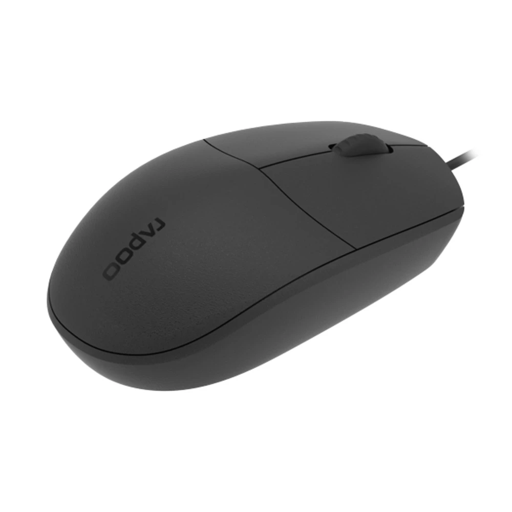 Мышь Rapoo N100, оптическая, 1000dpi, USB, чёрная — 3