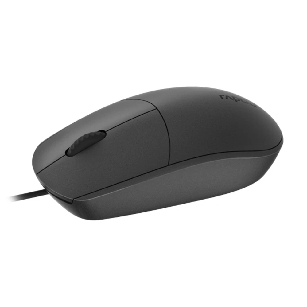 Мышь Rapoo N100, оптическая, 1000dpi, USB, чёрная — 4