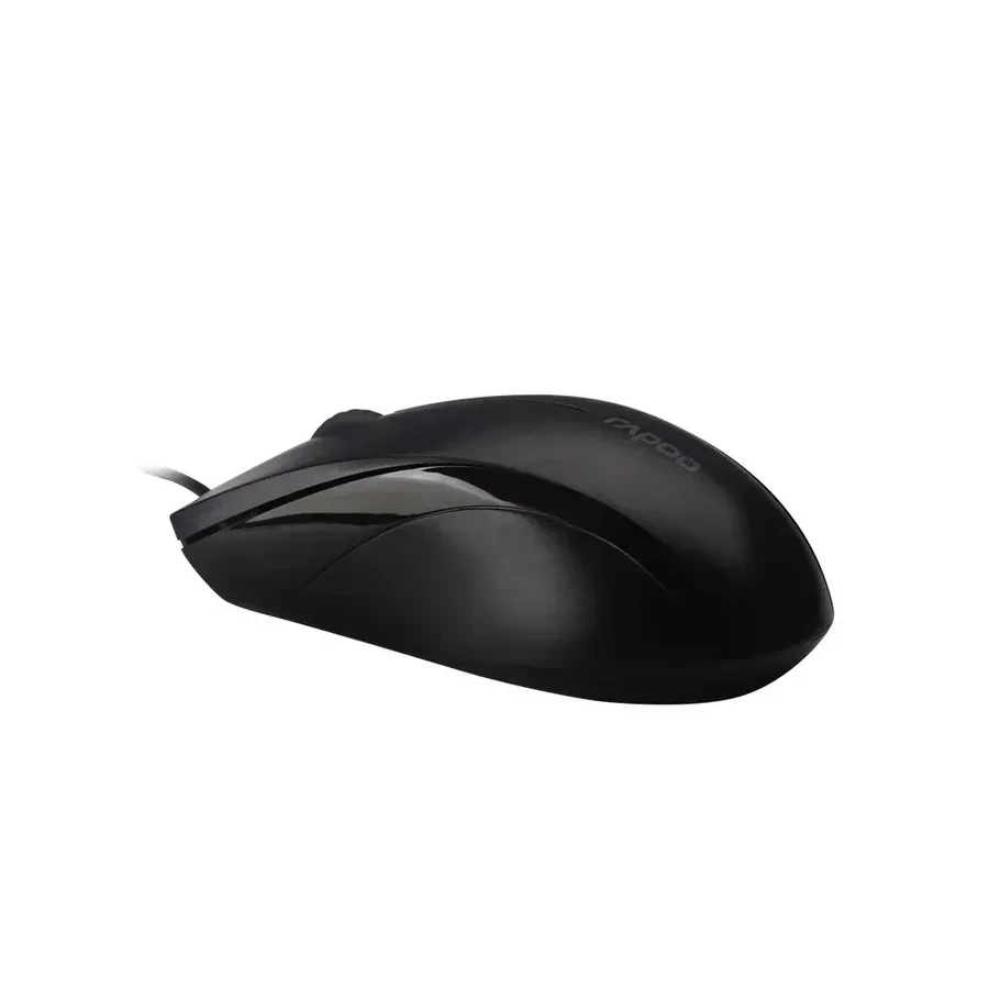 Мышь Rapoo N1200, оптическая, 1000dpi, USB, чёрная — 3