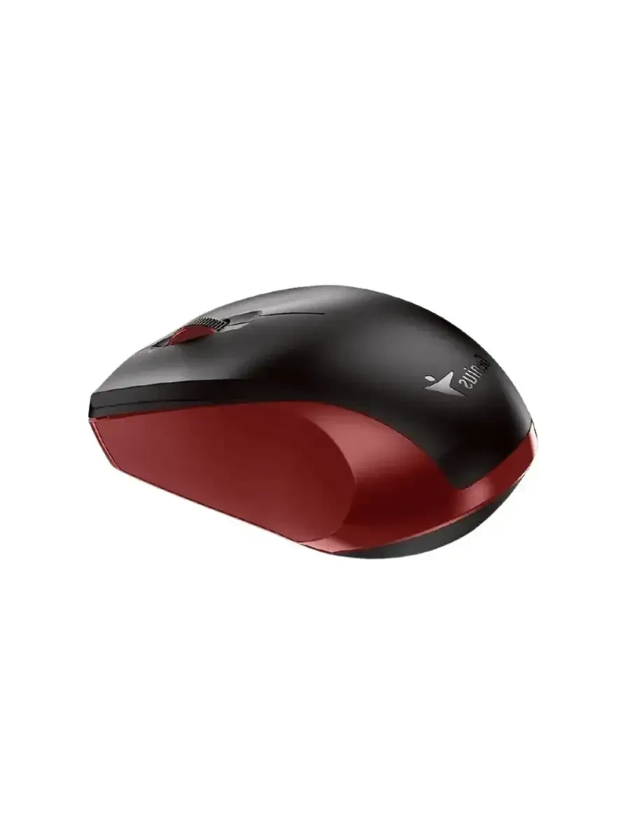 Мышь Genius NX-8006S, беспроводная 2.4ГГц, 1600dpi, чёрно-красный — 2