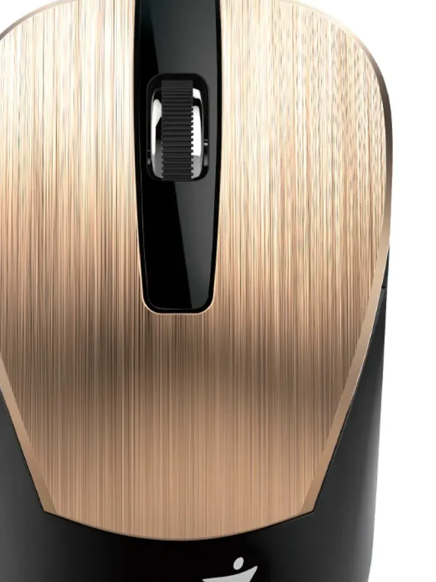Мышь Genius NX-7015, золотая, BlueEye, 2.4GHz — 3