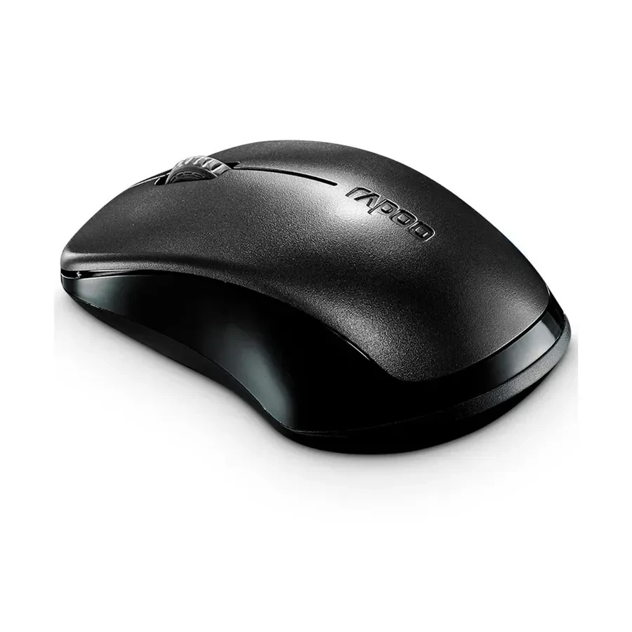 Мышь Rapoo 1620, беспроводная 2.4ГГц, 1000dpi, чёрный — 2