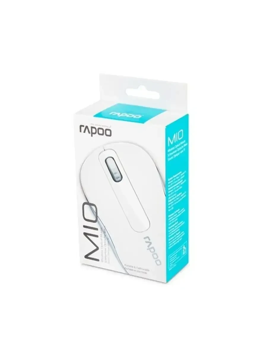 Мышь Rapoo M-10 Plus, беспроводная 2.4ГГц, 1000dpi, белый — 3