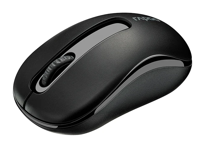 Мышь Rapoo M-10 Plus, беспроводная 2.4ГГц, 1000dpi, чёрный