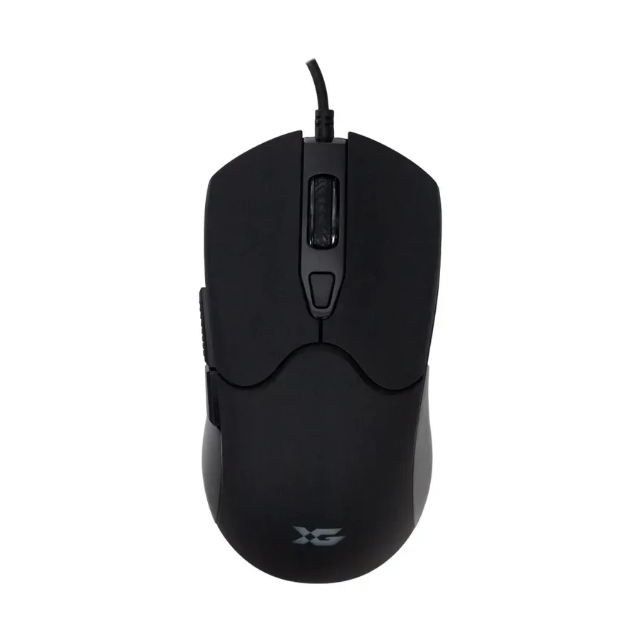 Игровая мышь XG XM-04OUB, проводная, 3600dpi, RGB, чёрный