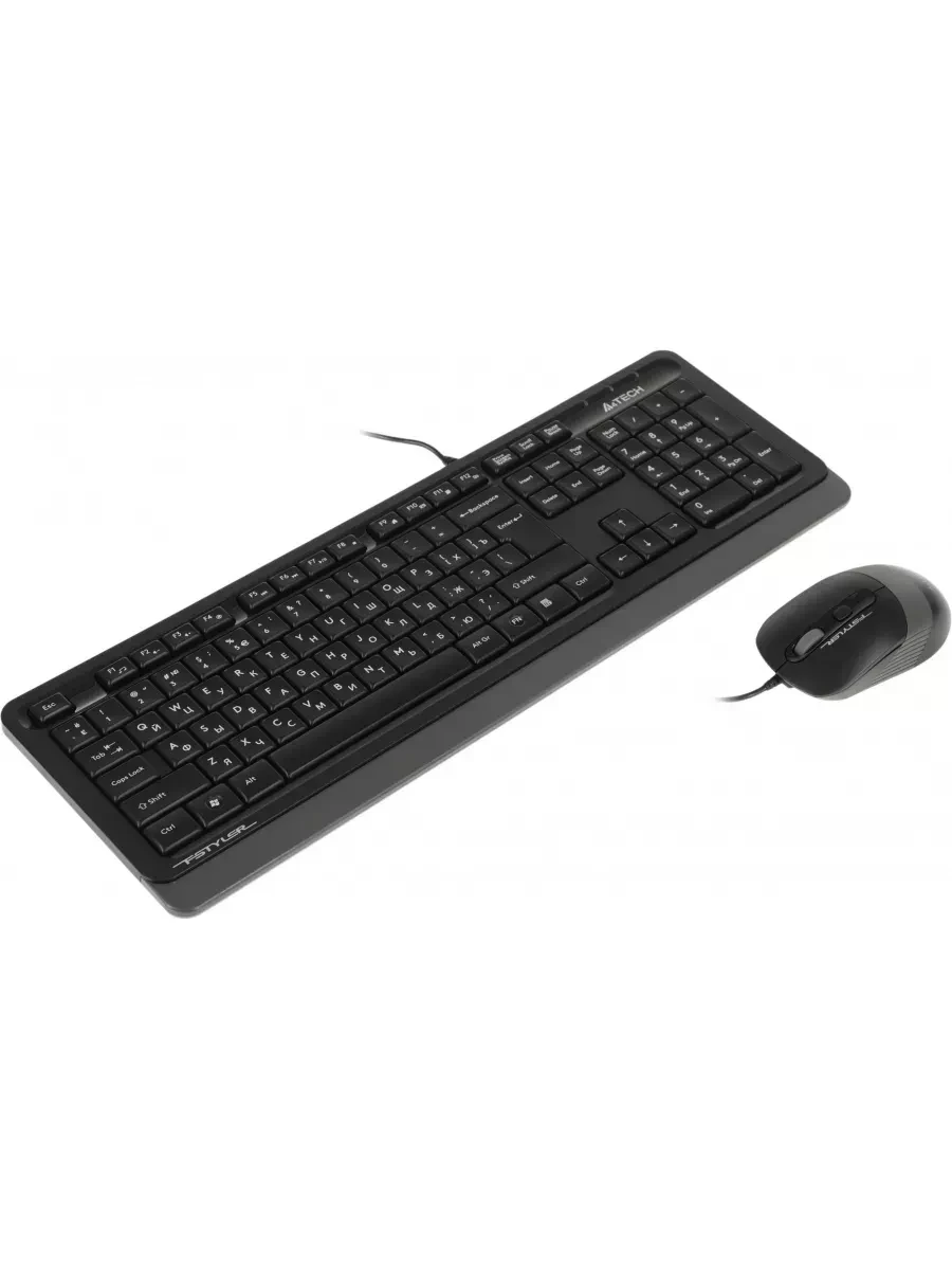 Клавиатура+мышь A4tech Fstyler F1010, серая
