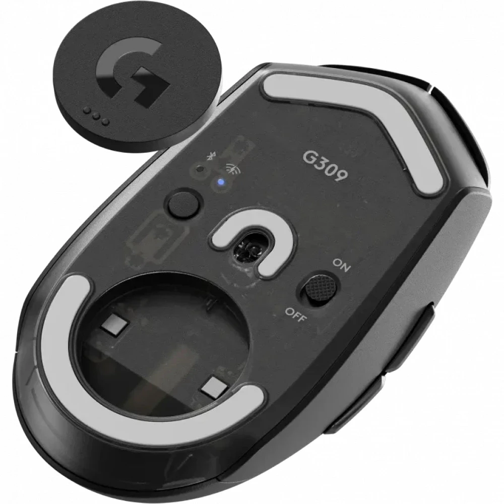 Игровая мышь Logitech G309 LIGHTSPEED, черная, 2.4ГГц/BT — 4