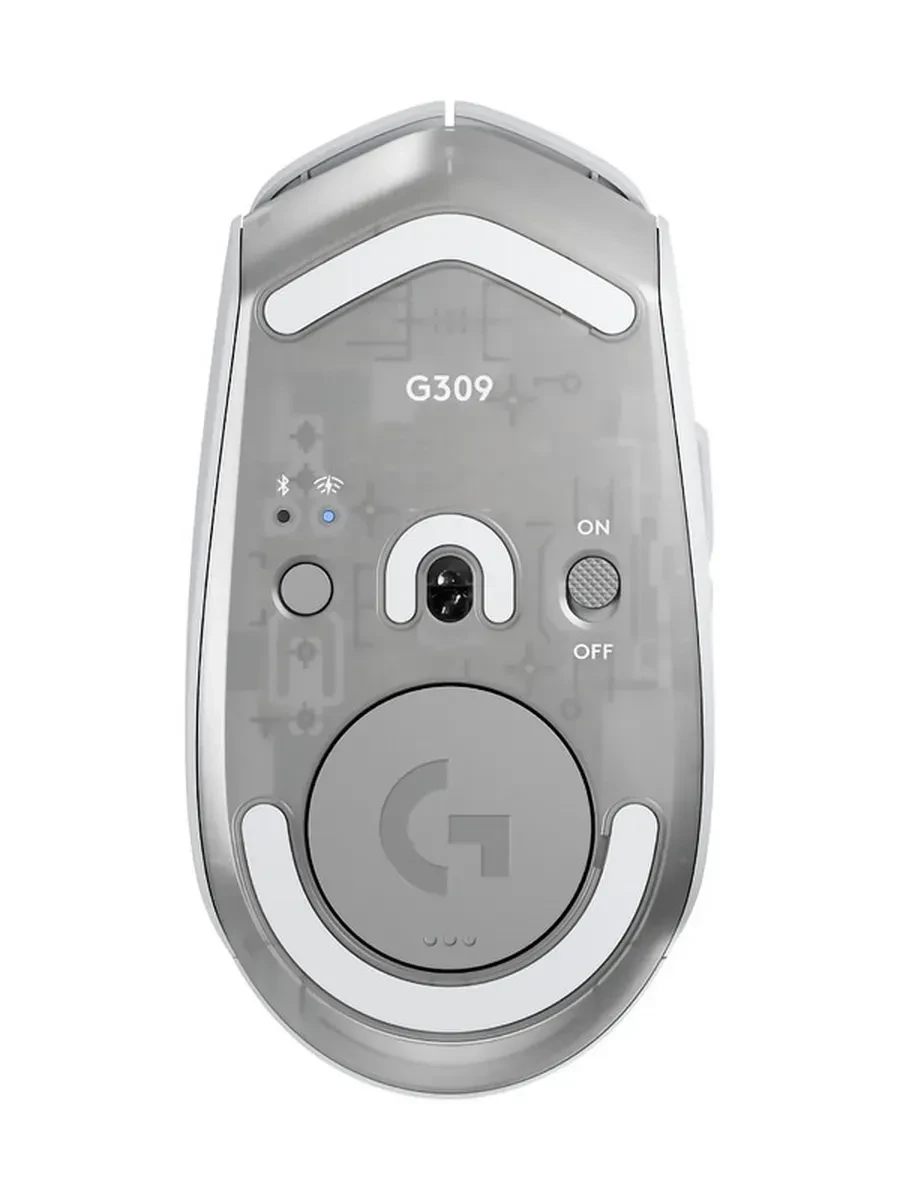 Игровая мышь Logitech G309 LIGHTSPEED, белая, 2.4ГГц/BT