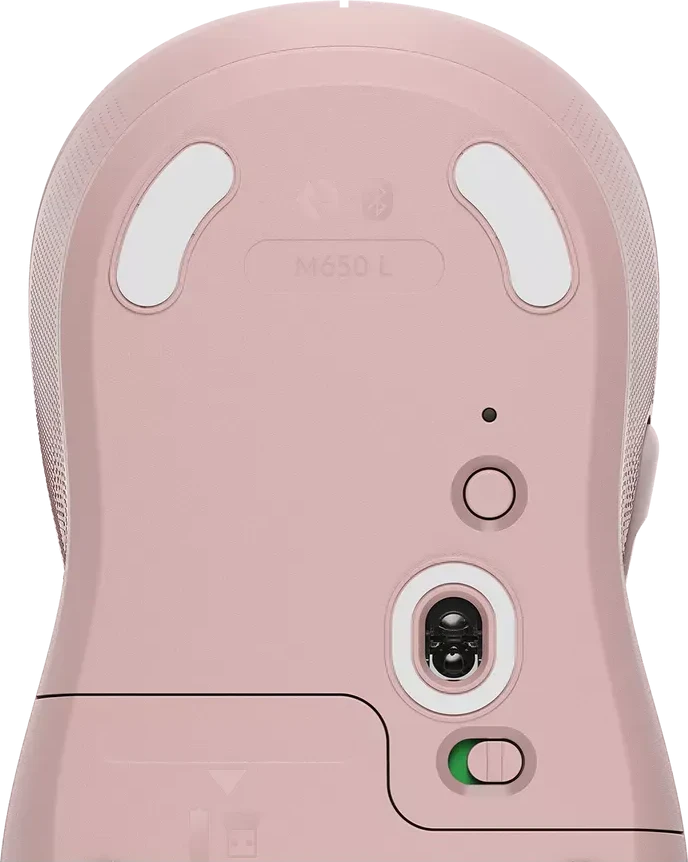 Мышь Logitech M650 Signature, розовая, Bluetooth
