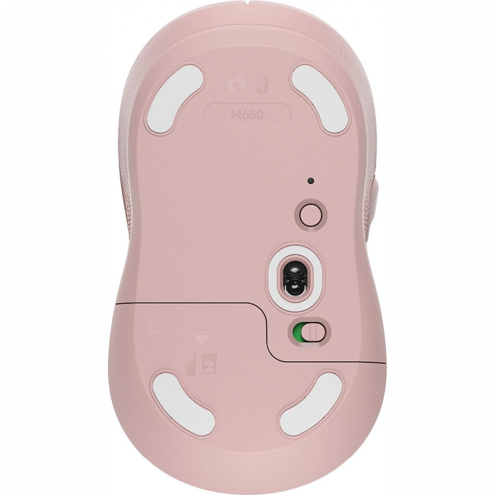 Мышь Logitech M650 Signature, розовая, Bluetooth — 3