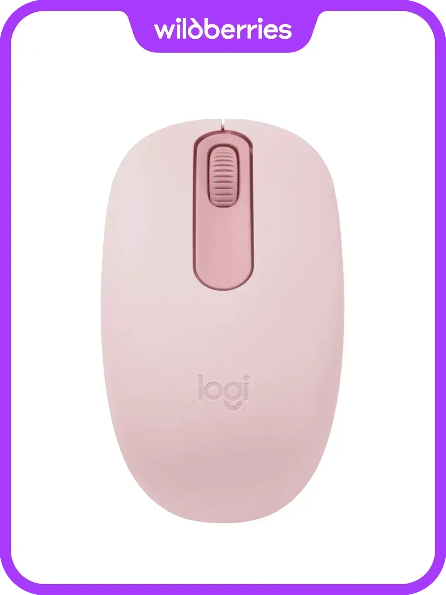 Мышь Logitech M196, розовая, Bluetooth