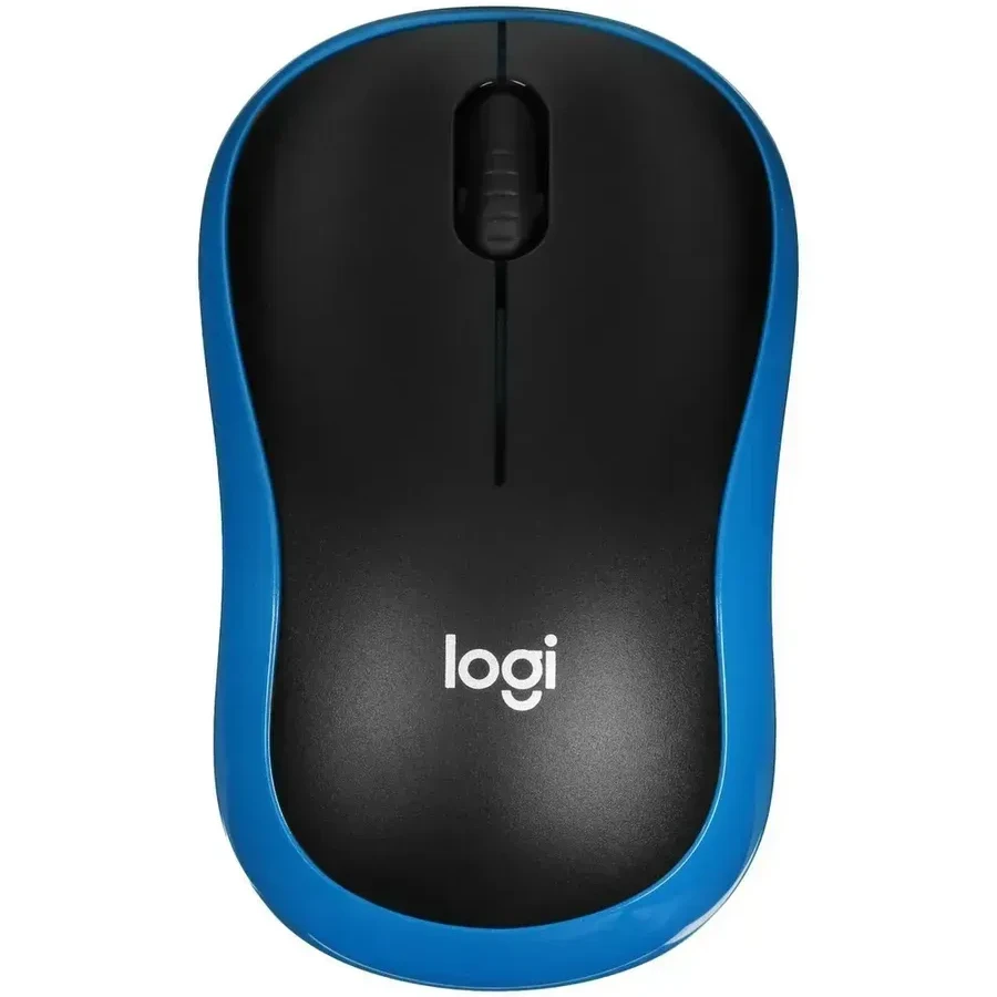 Мышь Logitech M185, синяя, беспроводная