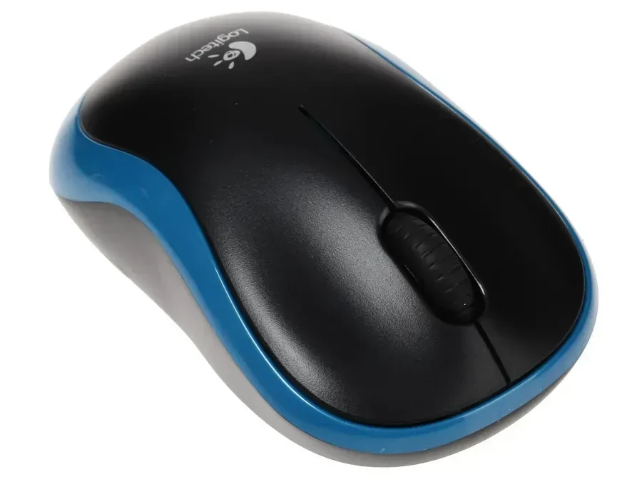 Мышь Logitech M185, синяя, беспроводная — 3