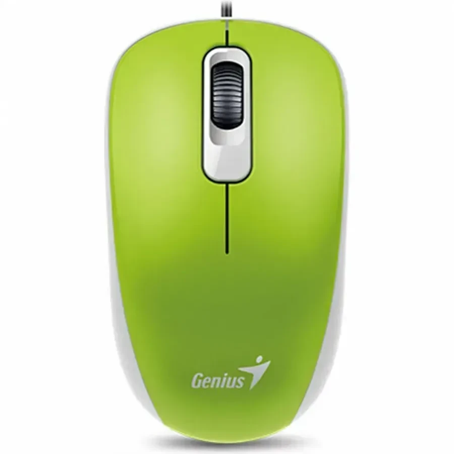 Мышь Genius DX-110, оптическая, зелёная, USB — 3