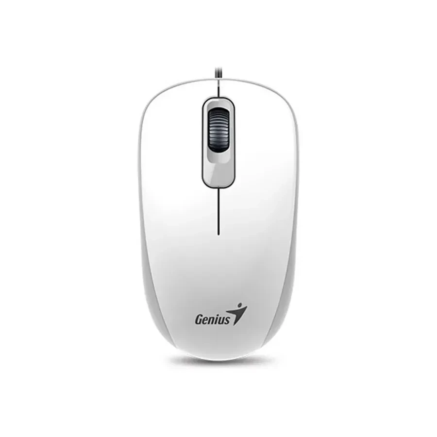 Мышь Genius DX-110, оптическая, белая, USB — 3