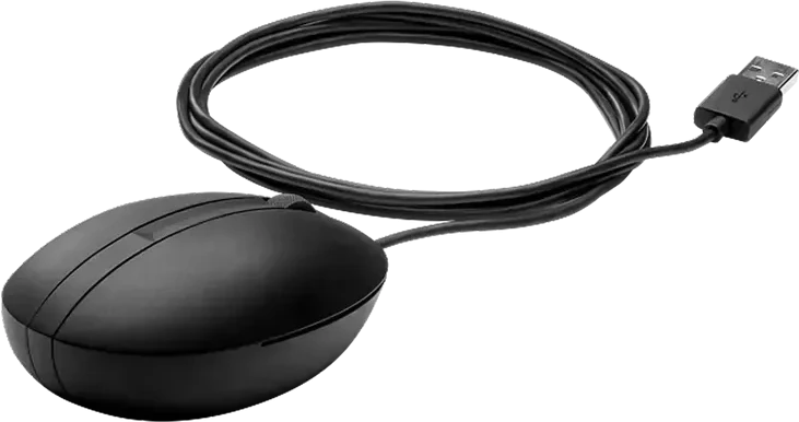 Мышь HP 9VA80A6, оптическая, проводная, 320M — 2