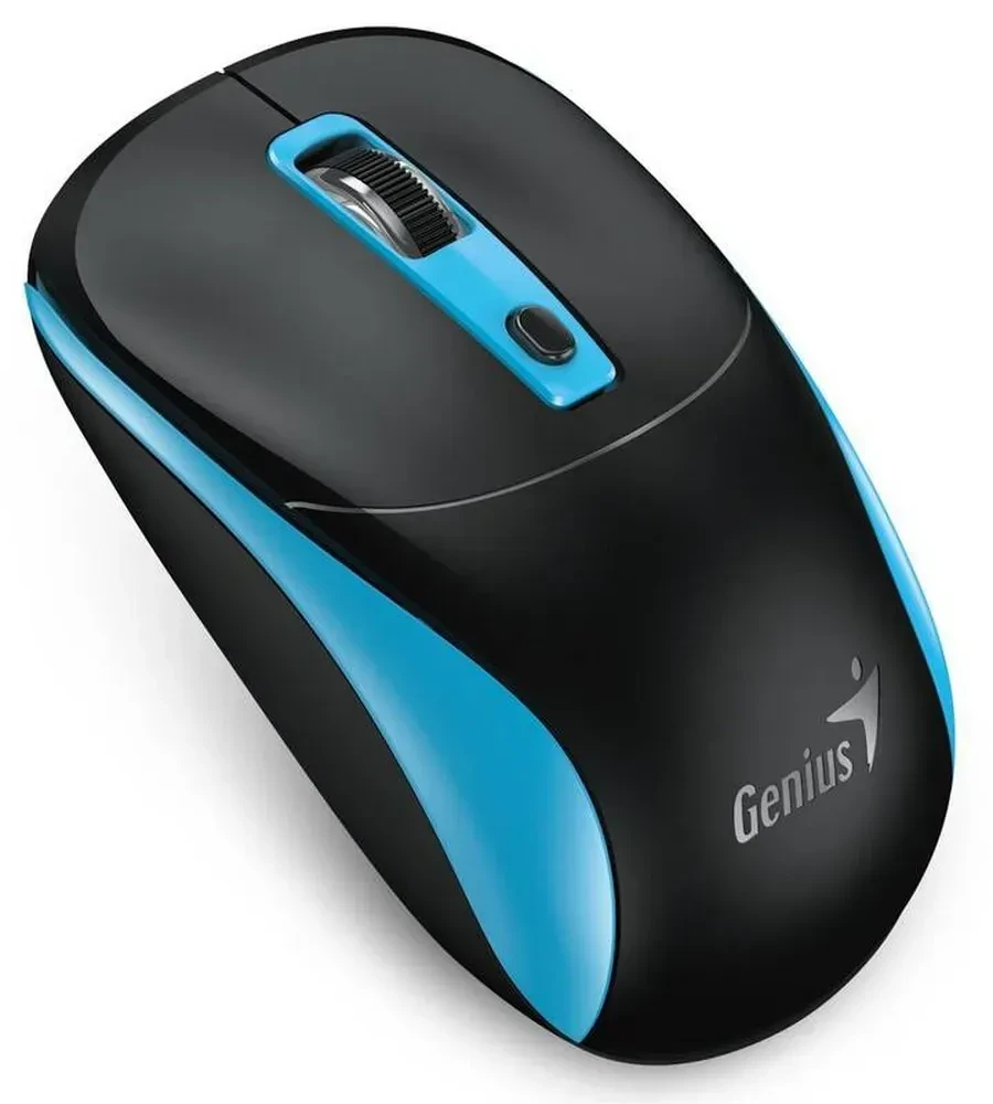 Мышь Genius NX-7123 чёрная+синяя, 2.4GHz, 1200dpi — 2
