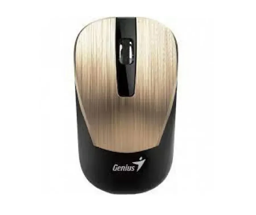 Мышь Genius NX-7015, золотая, BlueEye, 2.4GHz — 2