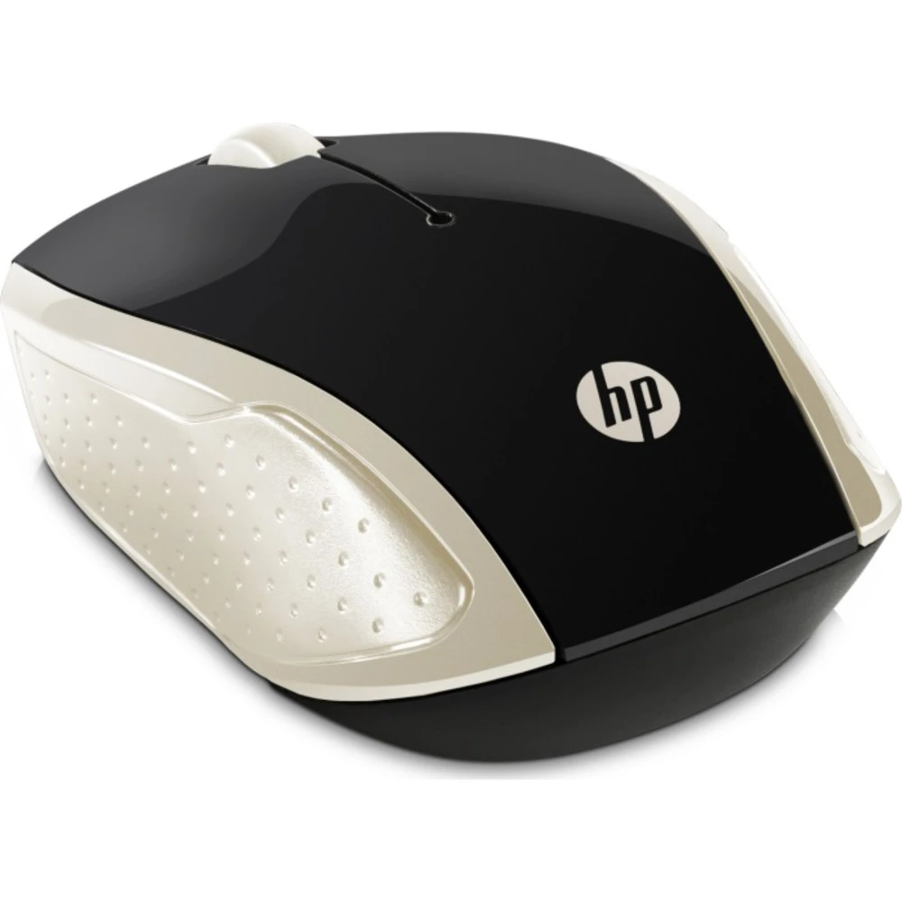 Мышь HP 2HU83AA 200, оптическая, золотая, 2.4GHz — 2