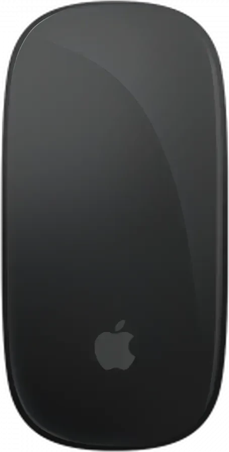 Magic Mouse с чёрной сенсорной поверхностью