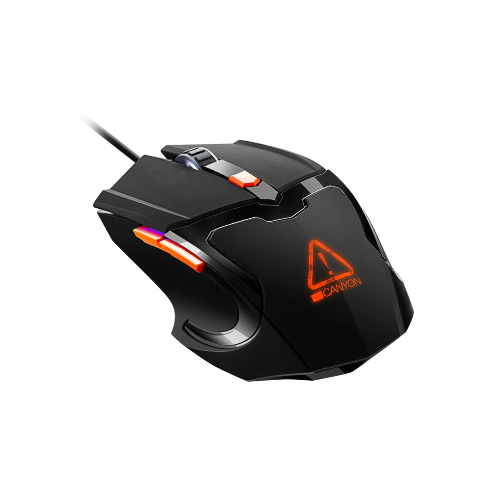 Мышь CANYON Vigil GM-2 RGB, проводная, чёрная — 5