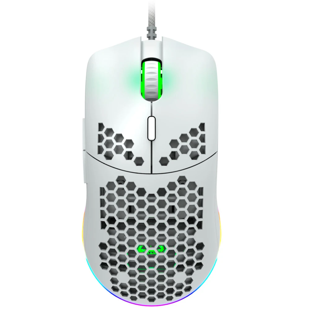 Мышь CANYON Puncher GM-11, игровая, RGB, белая — 4