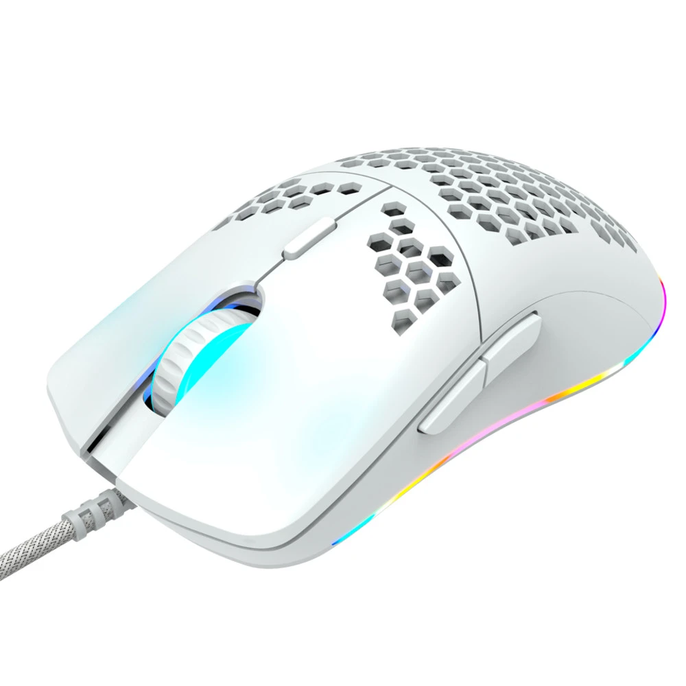 Мышь CANYON Puncher GM-11, игровая, RGB, белая — 5
