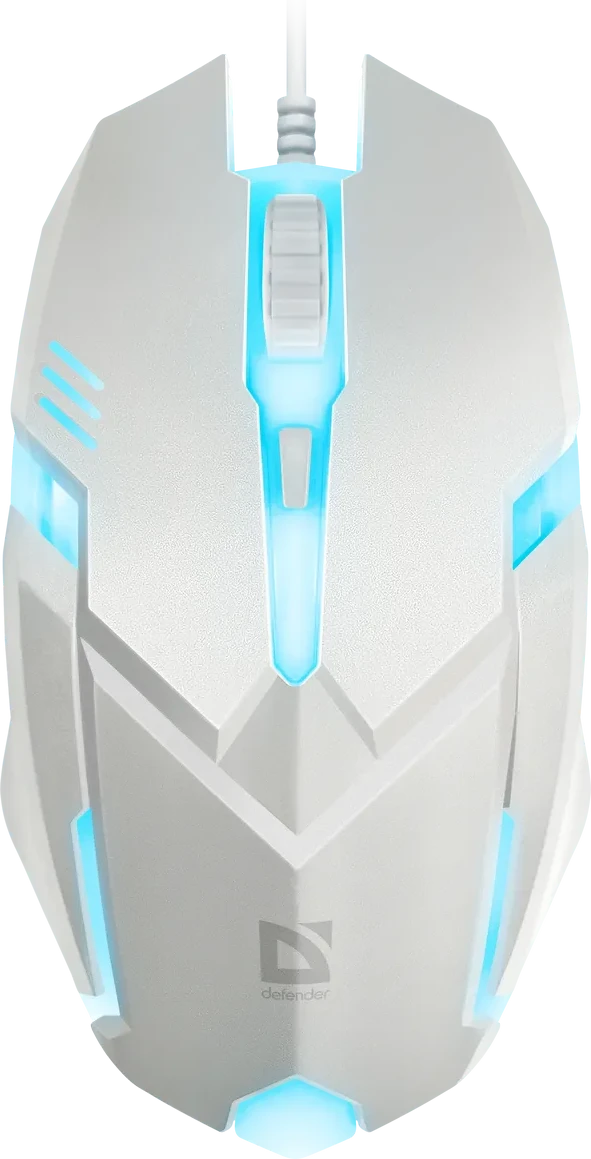 Мышь Defender Cyber MB-560L RGB, белая