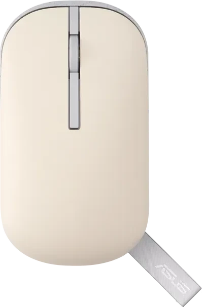 Мышь Asus Marshmallow Mouse MD100, беспроводная, бежевая — 2