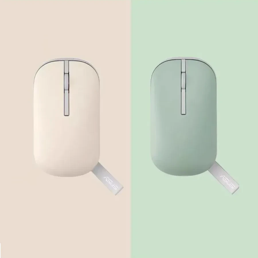 Мышь Asus Marshmallow Mouse MD100, беспроводная, бежевая — 3