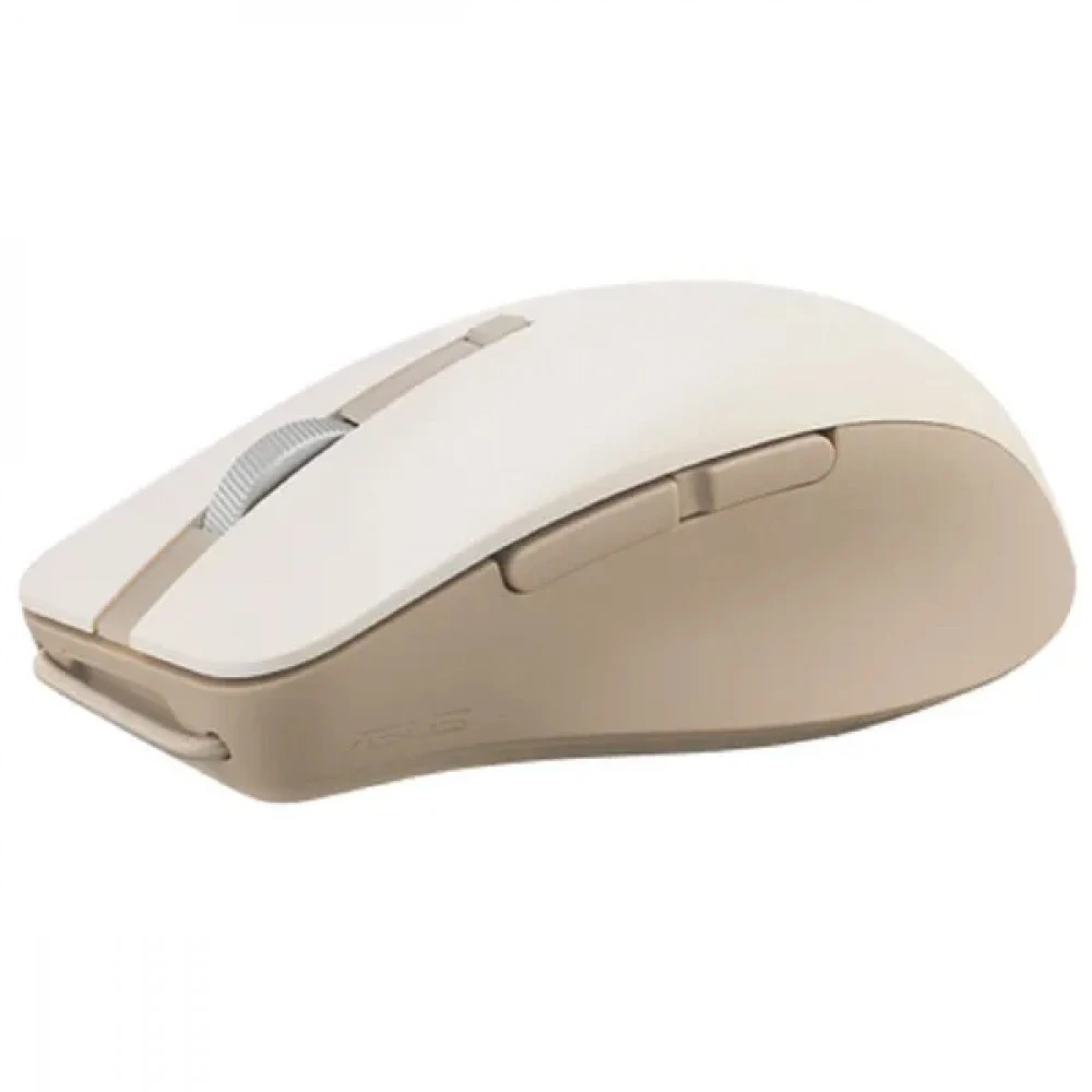 Мышь Asus SmartO Mouse MD200 Silent Plus, беспроводная, бежевая — 2