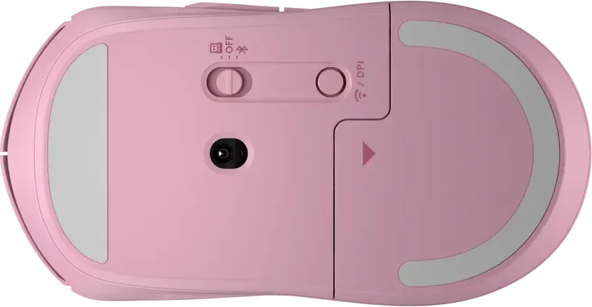 Мышь беспроводная HP 400 Quiet, розовая — 3