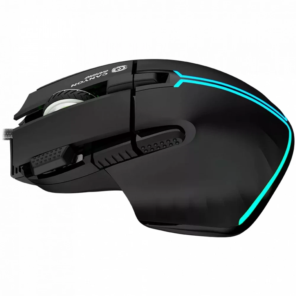 Мышь CANYON Fortnax GM-636 RGB, 9 кнопок, проводная, черная — 5